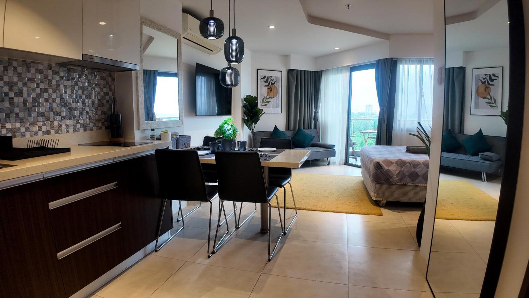 Dominiks Stylish Resort Gem Ocean View Pool Queen Bed At Tambuli 8 Floor Fast Wifi Lapu-Lapu City Zewnętrze zdjęcie